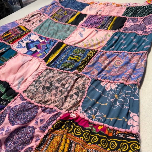 Ana & Kate Dresses & Skirts - Patchwork Multicolor Skirt by Ana & Kate - Size Large